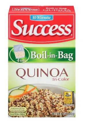 Boil in Bag 100% Quinoa Tri Color Gluten Free 4 ct