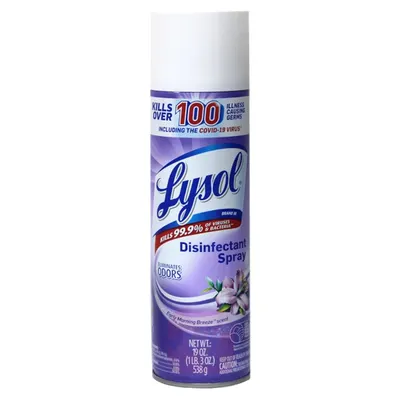 Disinfectant Spray Eliminates Odors