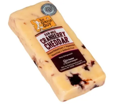 Raw Milk Cranberry Cheddar