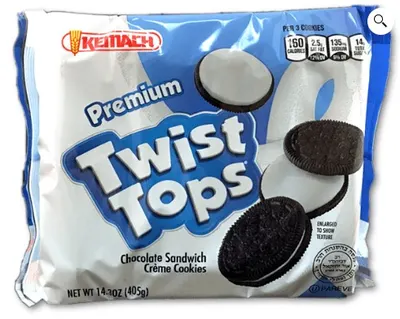 Cookies Twist Chocolate Sandwich Cream Cookies