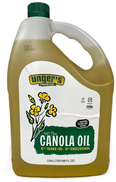 100% Pure Canola Oil w/ 0% Trans Fat