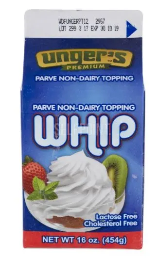 Parve Non-Dairy Whip Topping