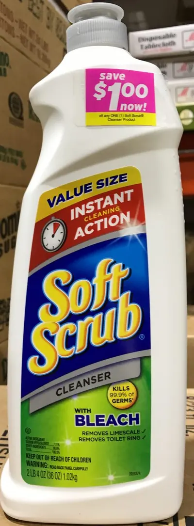 Scrub Cleaner with Bleach