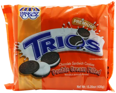 Trios Chocolate Double Cream Filled