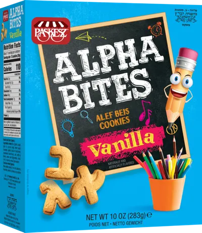 Aleph Beis Bites Cookies Vanilla
