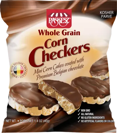 Whole Grain Chocolate Coated Corn Checkers