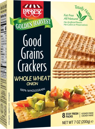 Good Grains Whole Wheat Onion Crackers