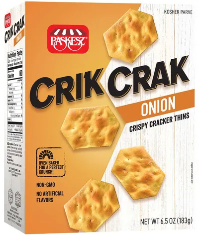 Crik Crak Onion Crispy Cracker Thins