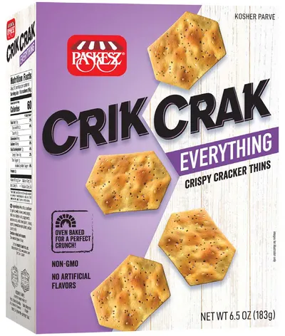 Crik Crak Everything Crispy Cracker Thins