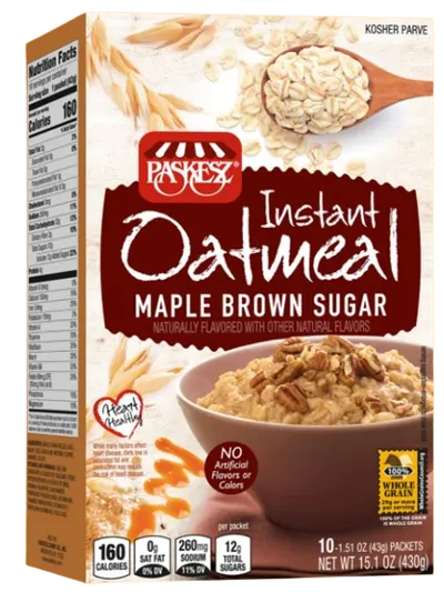 Maple Brown Sugar Instant Oatmeal
