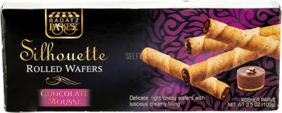Rolled Wafers Chocolate Mousse