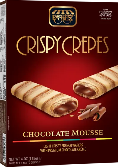 Crispy Crepes Chocolate Mousse