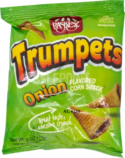 Trumpets Onions Corn Snacks