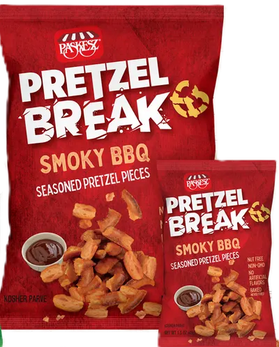 Smoky Baked BBQ Seasoned Pretzel Pieces