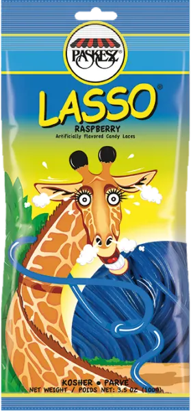 Lasso Raspberry Flavored Candy Laces