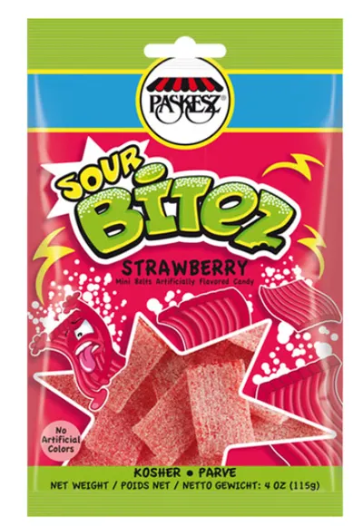 Sour Mini Belts Strawberry