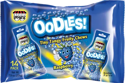 Oodles! Blue Raspberry Tiny Tangy Fruity Chews