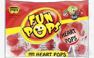 Gluten Free Fun Heart Pops