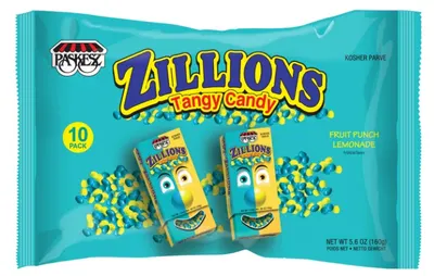Zillions Tangy Candy Fruit Punch Lemonade