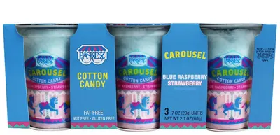 Blue Raspberry Strawberry Cotton Candy 3 ct