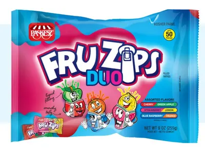 Fruzips Dou Assorted Flavores Family Bag