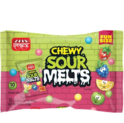 Chewy Sour Melts Fun Size Pack 10 ct