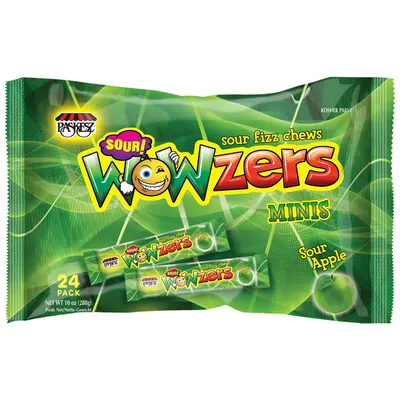 Wowzers Sour Apple Fizz Chews