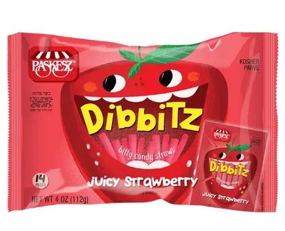 Juicy Strawberry Candy Straws