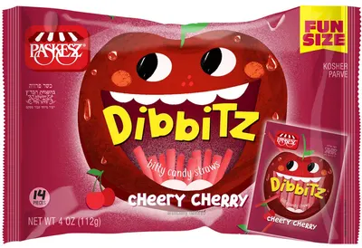 Cheery Cherry Bitty Candy Straws 14 pcs