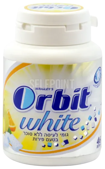 Orbit Jar 46 Pc White Fruit