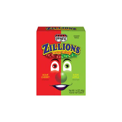 Zillions Apple & Cherry Tangy Candy