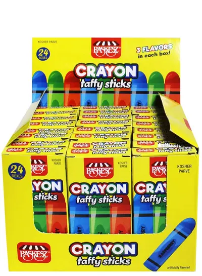 Crayon Taffy Sticks Box