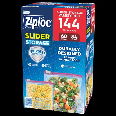 Ziploc Variety Pack 144 Pk