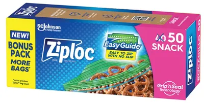 Ziploc Bonus Pack 50Ct Snak