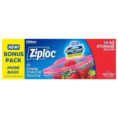 Stoarge Gallon Bags 42 ct