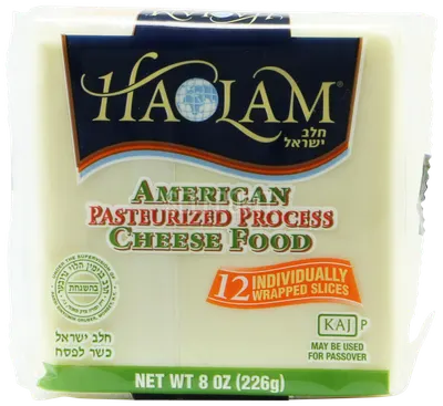 American Pasteurized Process Cheese 12 Slices