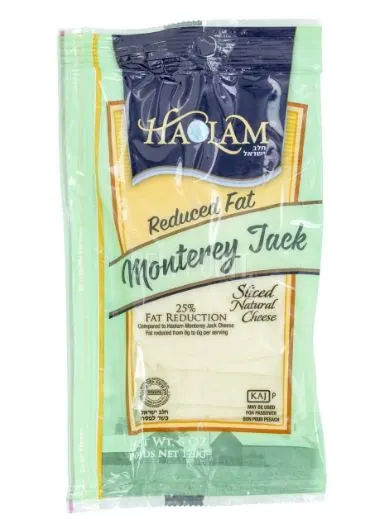 Reduced Fat Monterey Jack Sliced Cheese