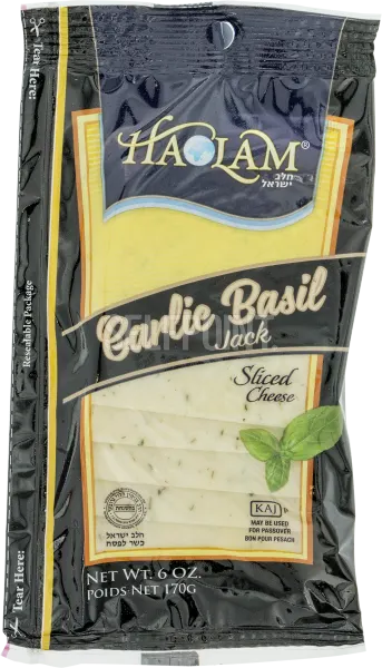 Garlic Basil Jack Sliced Cheese