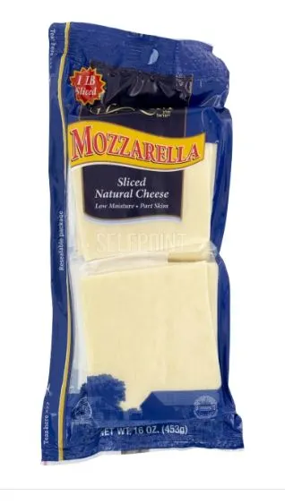 Sliced Mozzarella Cheese
