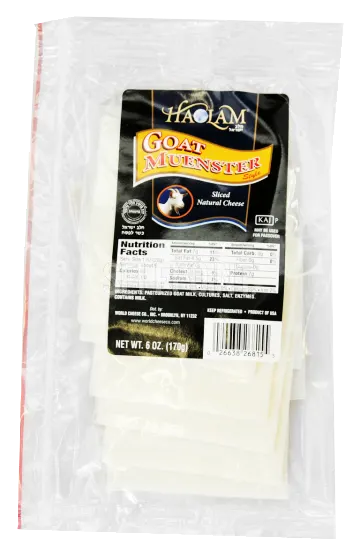 Sliced Muenster Goat Cheese