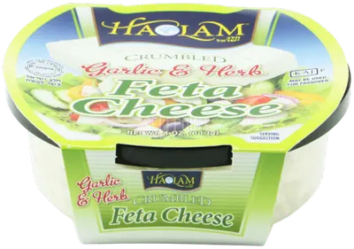 Garlic & Herb Crumbled Feta Cheese
