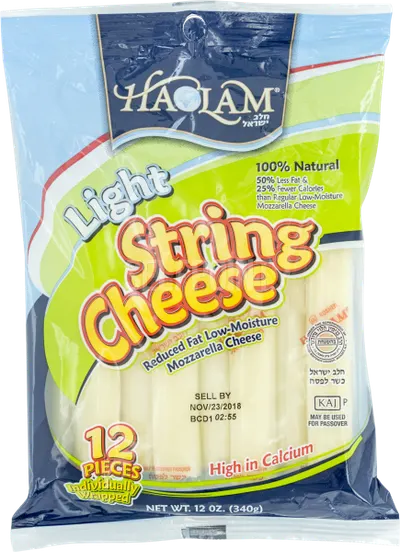 Light Mozzarella String Cheese 12 ct