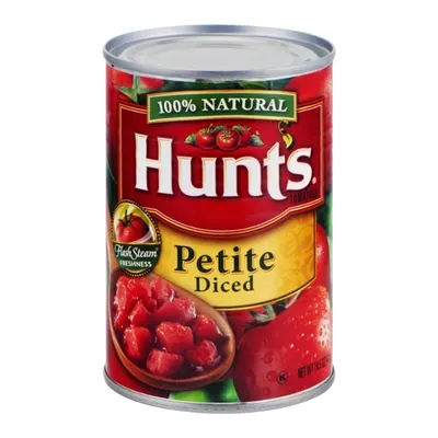 Naturally Steam Peeled Petite Diced Tomatoes