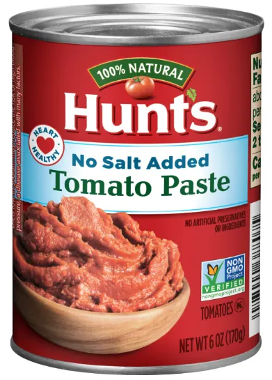Tomato Paste No Salt Added