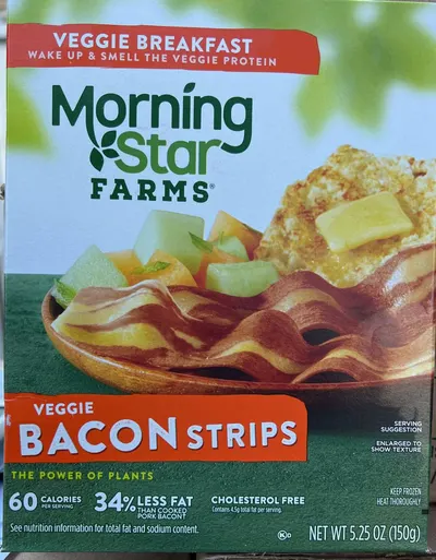 Veggie Breakfast Bacon Strips