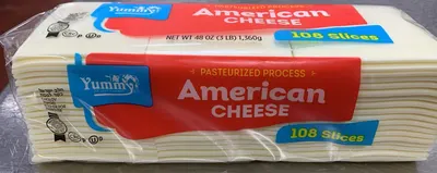 Pasteurized Process American Cheese Slices 72 ct
