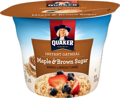 Maple & Brown Sugar Instant Oatmeal Cup