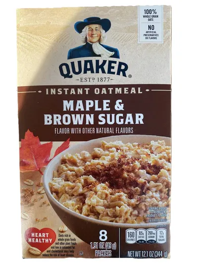 Instant Oatmeal Maple & Brown Sugar