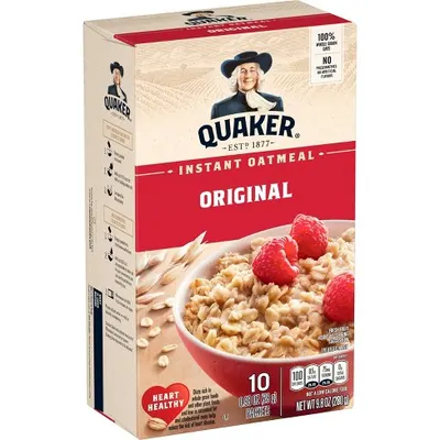 Instant Oatmeal Original Packets 10 Ct