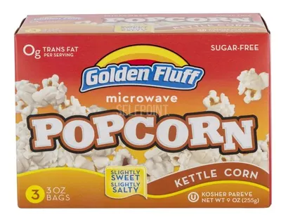 Slightly Sweet Slightly Salty Microwave Kettle Corn Popcorn 3 ct